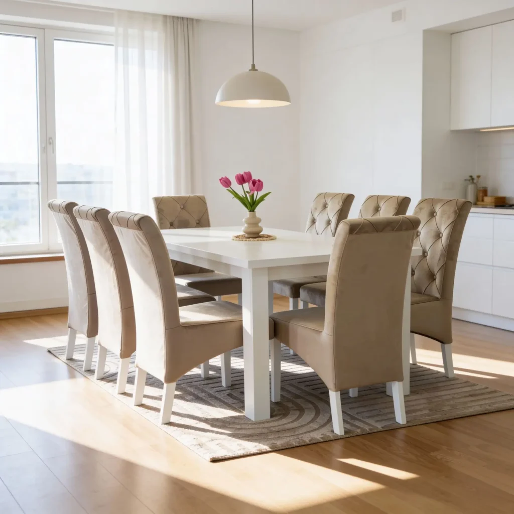 trpezarijski stol i 8 stolica