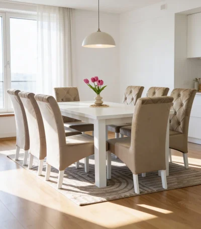 trpezarijski stol i 8 stolica